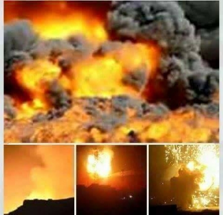 غارات مكثفة للتحالف على مواقع الحوثيين بصعدة (صور)