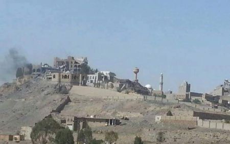 قصور عفاش في سنحان بعد التدمير