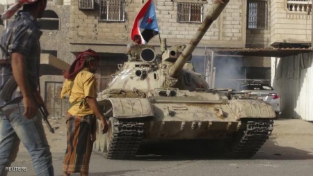المقاومة تقصف الحوثيين بالكاتيوشا في عدن