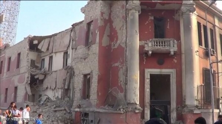 القاهرة.. قتيل بانفجار ‘‘ القنصلية الإيطالية ‘‘