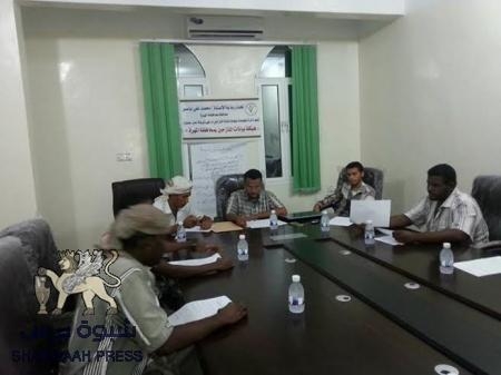 لجنة الاغاثة بالمهرة تنظم ورشة عمل بعنوان ‘‘تطوير نظام ادارة معلومات النازحين بالمهرة‘‘
