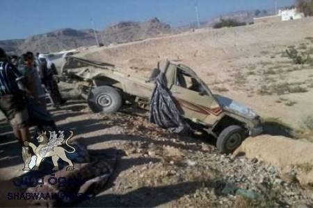 مقتل جندي وإصابة آخرين بانفجار لغم بطقم عسكري شرقي شبام