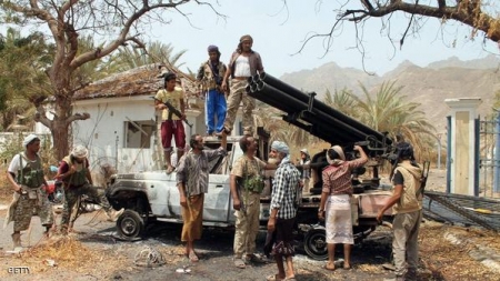 ‘‘مقتل 23 مسلحاً‘‘من ميليشيا الحوثي وصالح بغارات التحالف على لحج