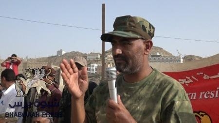 قائـد المقاومـة الجنوبيـة في الضالع يدشـن افتتـاح معسكـر الشهيـد حميـر فريـد التدريبـي فـي منطقـة الركابـة