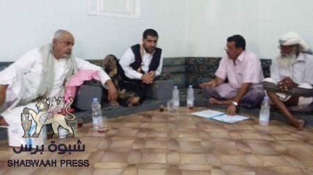 محافظ شبوه يلتقي بالمجلس الأهلي لمدينة عتق