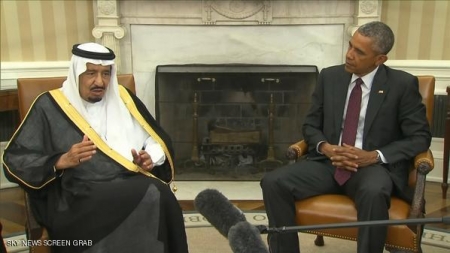 اليمن حاضرة في مباحثات بين الملك سلمان وأوباما بالبيت الأبيض