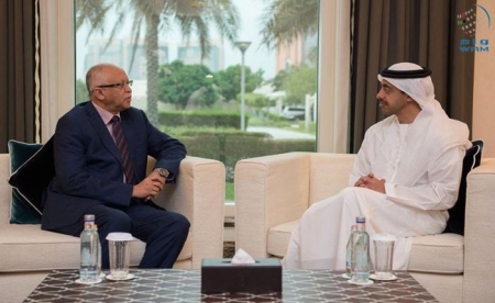 الشيخ عبدالله بن زايد آل نهيان يستقبل وزير الخارجية اليمني