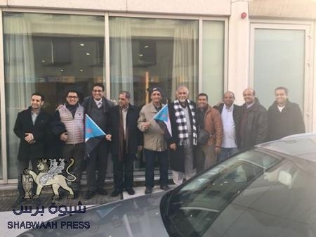 مكاوي  يلتقي بالجالية وناشطيها السياسيين في سويسرا