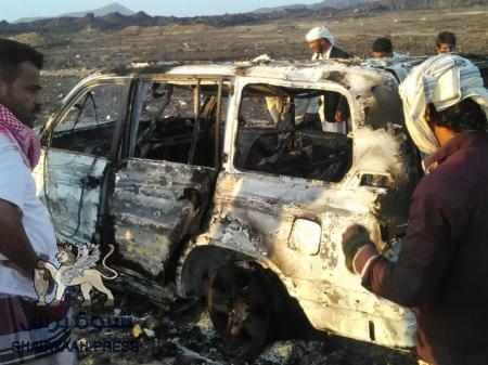 سقوط عدد من القتلى من رجال القاومة في تفجير شاحنتين في بير علي بشبوه