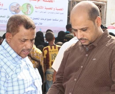 93% للشلل و 92% للحصبة نسبة من تم تطعيمهم في مديريات الساحل الحضرمي
