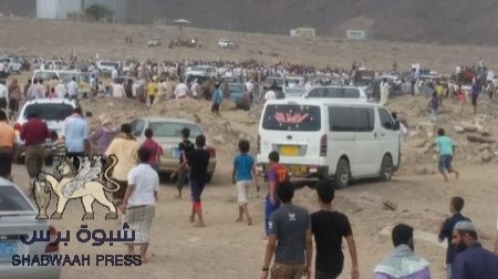 بموكب جنائزي مهيب.. البريقه تودع القيادي بالمقاومة ‘‘الشيخ راوي‘‘