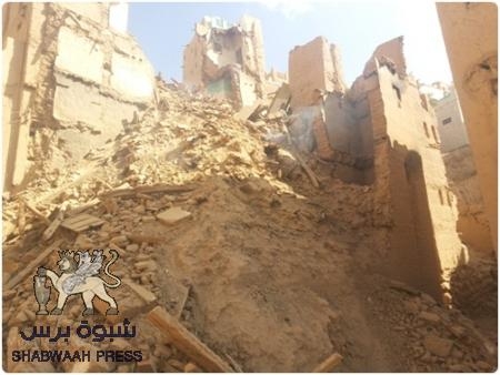 تهدم منزل بقرية القرين بدوعن على ساكنيه..