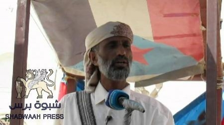 الشيخ السليماني يدعو نشطاء الحراك الجنوبي بشبوه الى لقاء عام الخميس القادم