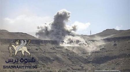 طيران التحالف يقصف مواقع واليات للحوثيين في مكيراس