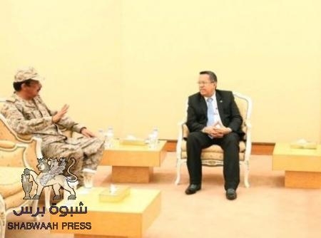 اللواء النوبة يلتقي بن دغر في الرياض