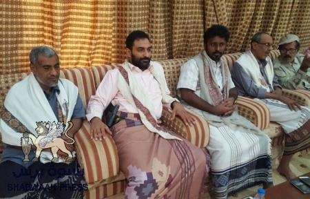 المقدم بن حبريش يستقبل الشيخ عبدالعزيز الجفري ويبحث معه ضرورة توحيد العمل الوطني