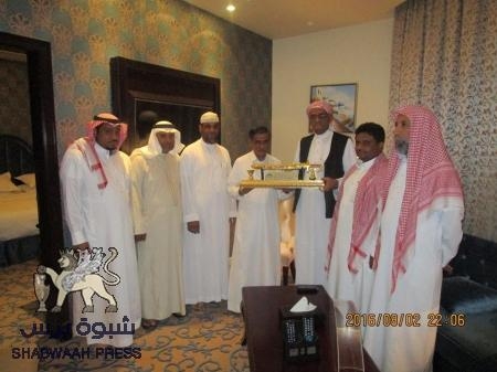 اعضاء ملتقى حضرموت التشاوري في زيارة لقائد المنطقة الثانية