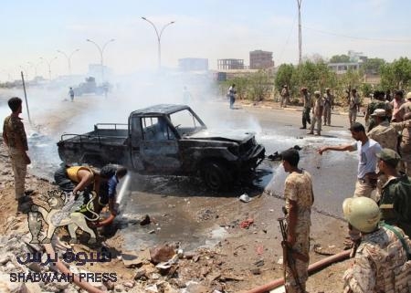 قتلى وجرحى من القوات الأمنية في شقرة أبين بتفجير سيارة مفخخة (تفاصيل)