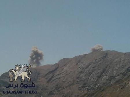 غارات جوية على مليشيات الحوثي والمخلوع بـ” حيد بن عقيل ” بعسيلان