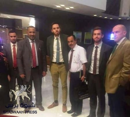 اللواء عيدروس الزبيدي  في لقائه ب الملحق الساسي والتنموي بالسفارة البريطانية بالرياض