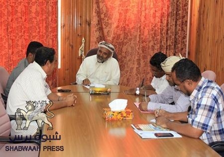 في اجتماع رسمي بـ سيئون : مطالبة توتال الفرنسية الأيفاء بالتزاماتها .