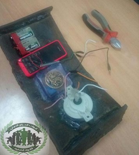 تفكيك عبوة ناسفة زرعت في منطقة الحسوة بالقرب من حي إنما بعدن