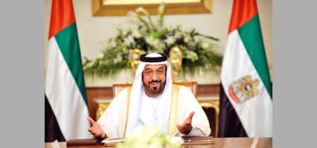 رئيس دولة الامارات العربية يعود إلى أرض الوطن