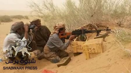 تطهير مواقع في جبهة الساق عسيلان بمحافظة شبوة