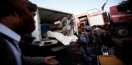 التحالف يعزي أهالي ضحايا تفجير صنعاء.. ويفتح تحقيقاً فورياً لكشف الملابسات