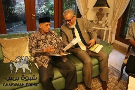 رئيس وأعضاء وفد مركز حضرموت للدراسات ودار الوفاق يلتقون بقيادات جمعية الإرشاد الإسلامية بالعاصمة الإندنوسية جاكرتا