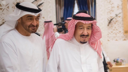 ولي عهد أبوظبي يبحث مع العاهل السعودي قضايا المنطقة