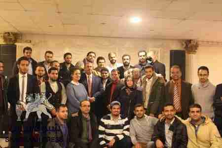 دولة الأستاذ &lsquo;&lsquo;بحاح&lsquo;&lsquo; يلتقي بالمبتعثين في المانيا ويطلعهم على المستجدات ويشيد بالسعودية والامارات