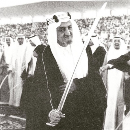 الملك فيصل والرئيس الفرنسي ديجول :