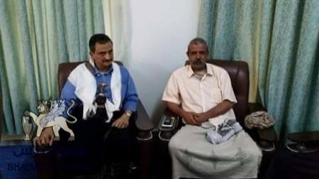 محافظ شبوة يلتقي قائد اللواء 19 مشاة فور وصوله إلى أرض الوطن قادماً من المملكة العربية السعودية
