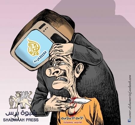 الجزيرة وصناعة الرعب : قتال السعودية وقصف مدنها بمساعدة الجنوبيين ودولة الامارات.