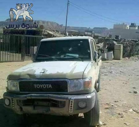اصابة شقيق مديرعام شرطة شبوه بعتق بشبوه ومقتل مواطن بسبب هذا الحادث