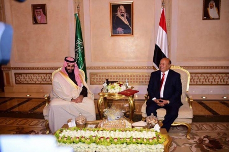 هادي وسمو وولي ولي العهد السعودي يبحثان تطورات الأوضاع اليمنية