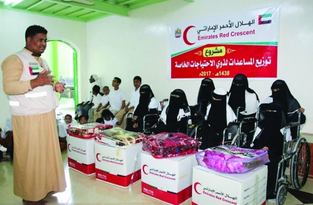 الإمارات تعيد الأمل لذوي الاحتياجات في عدن