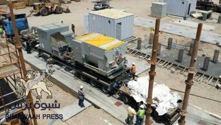 تركيب توربين إسعافي جديد بمحطة الحسوة الكهربائية بعدن
