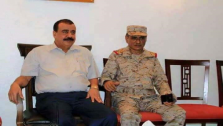 محافظ حضرموت يطمئن على صحة قائد المنطقة العسكرية الثانية