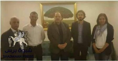 الرئيس علي ناصر محمد يلتقي بوفد أممي في القاهرة