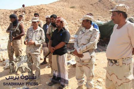 القائد #البحسني يزور #دوعن ويعلن تحريرها من الإرهاب(صور)