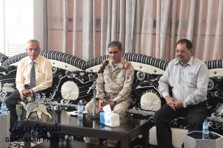 محافظ حضرموت اللواء البحسني يلتقي أعضاء السلطة القضائية والنيابية بالمحافظة
