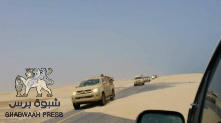 وصول طلائع من قوات النخبة الجنوبية إلى مديريات شبوه الشمالية الشرقية
