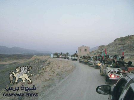 قوات تابعة للتحالف العربي تستلم مطار الغيضة ومنفذ شحن من لواء 137
