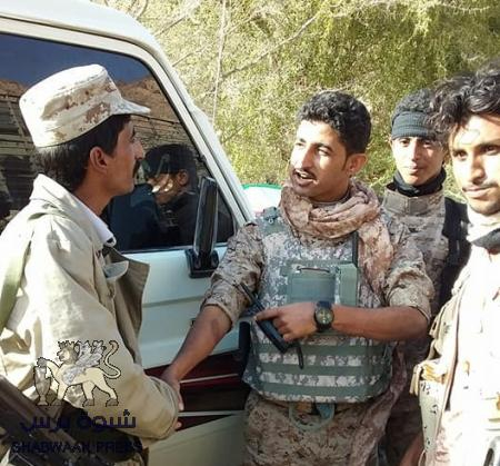 قائد النخبة الشبوانية يصل مديرية الصعيد.