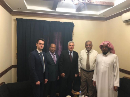 قوى الشرعية تحرك مكاوي وبن شعيب وفؤاد راشد وتنسق لهم اللقاءات مع السفراء