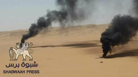 إحراق بئري نفط في عسيلان بسبب رفض الشركة اليمنية تشغيل محطة الكهرباء الجديدة