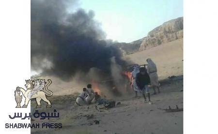 مقتل عنصرين في غارة لطائرة بدون طيار في محافظة شبوه