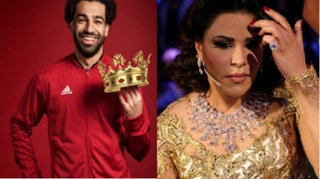 بين محمد صلاح والمطربة أحلام...!!!